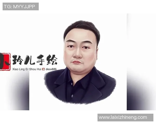 手绘风格足球明星男头像展现运动魅力与个性魅力的艺术创作